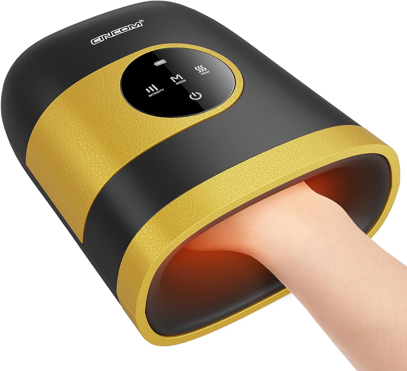 Upgraded Hand Massager w/ Heat Compression Cordless Arthritis Carpal Tunnel0