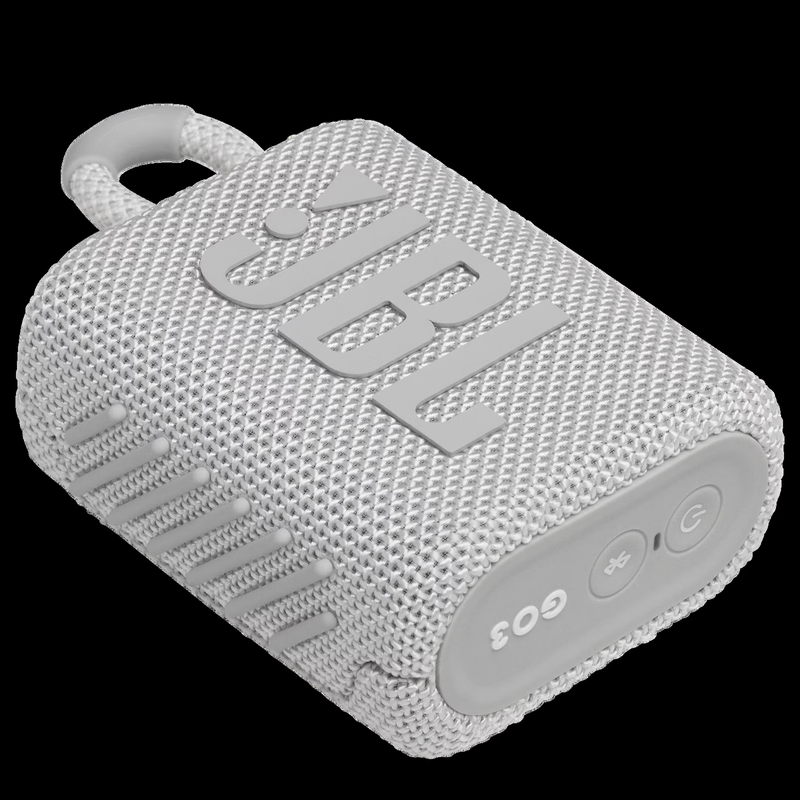 JBL Go 3 Portable Bluetooth Waterproof Mini Speaker Cloud White w/ Cloth7