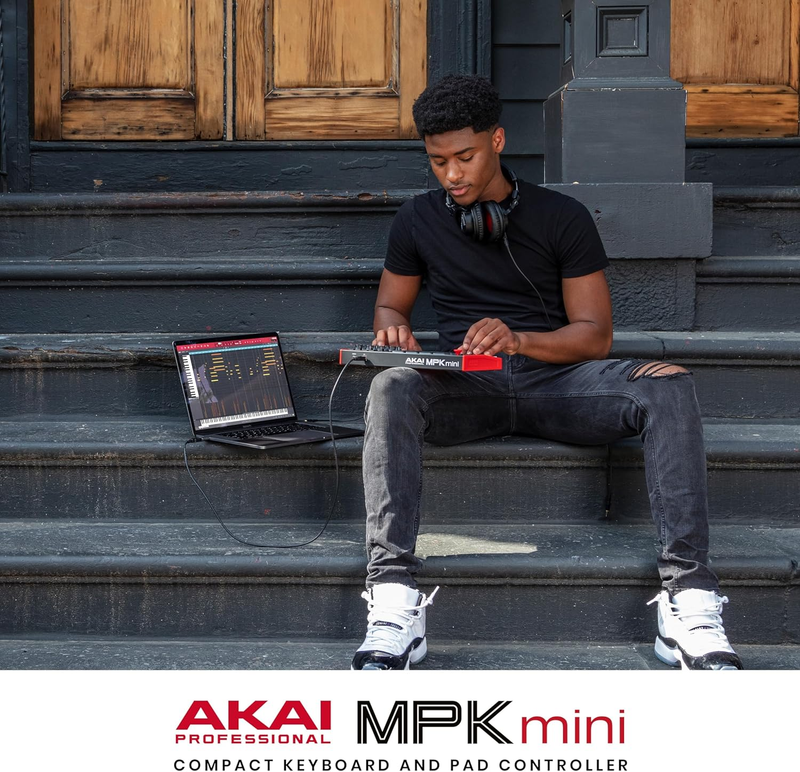 MPK Mini MK3 25 Key USB MIDI Keyboard Controller w/ 8 Drum Pads 8 Knobs7