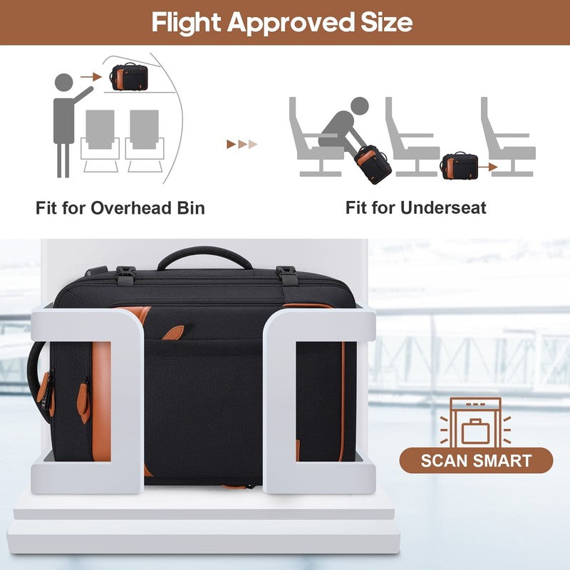Travel Backpack 42L Carry On Flight Approved Expandable Waterproof5