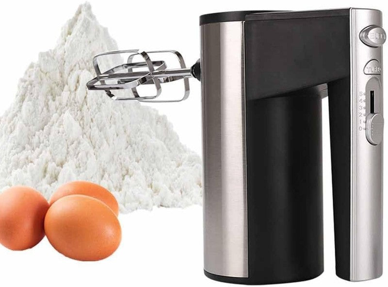 800W Electric Hand Mixer Kitchen Handheld Mixer 5 Speed Powerful with Turbo for 6