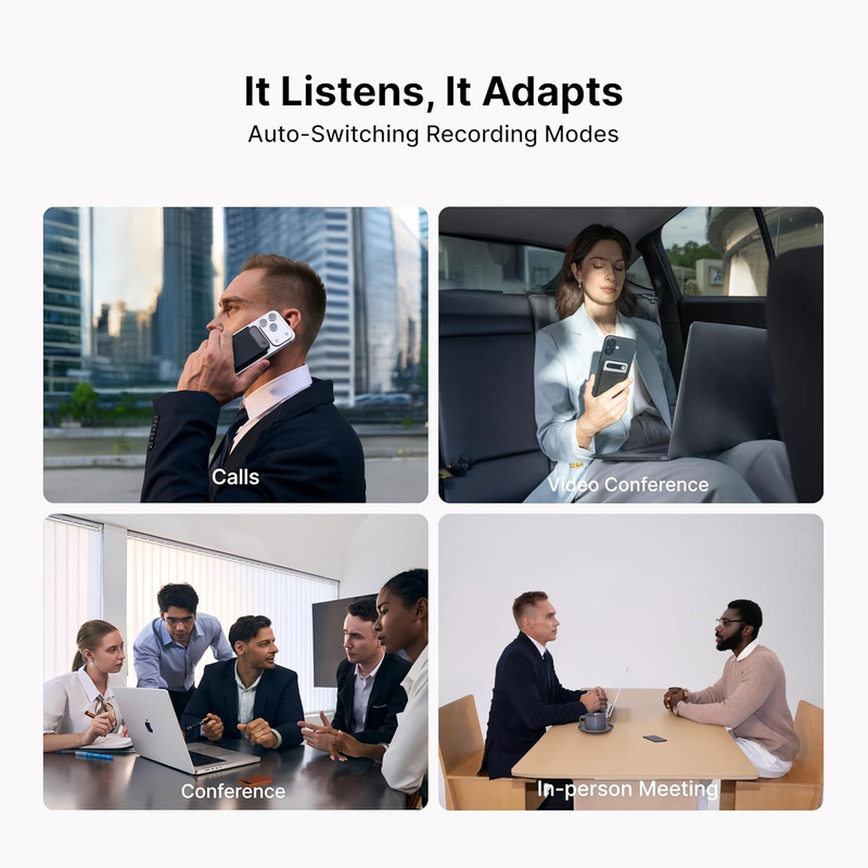 Note Pro AI Voice Recorder Transcribe Summarize 113 Languages Black3