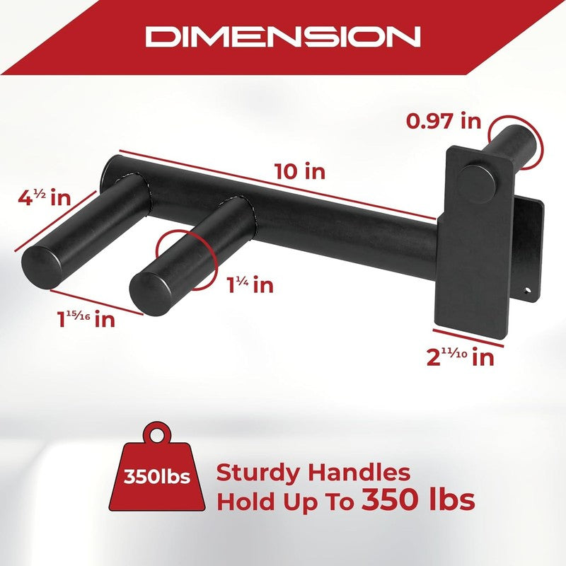 Power Rack J-Hooks Heavy Duty 2x2 & 3x3 Barbell Holders3
