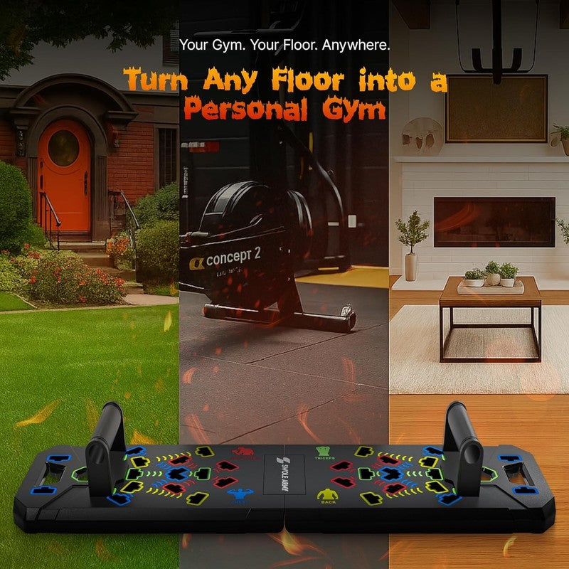 20-in-1 Solid Push Up Board Home Workout Multi-Functional Stands Men & Women5
