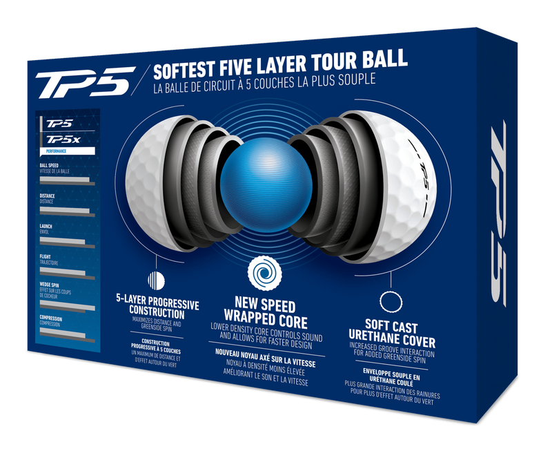 TP5 Golf Balls 12Pk, White3