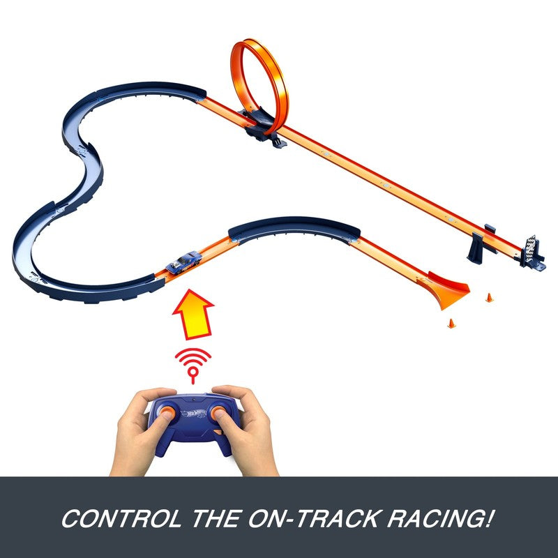RC Speed Challenge Track Set – 1:64 Scale Battery-Powered Toy Car with 30+ Track2