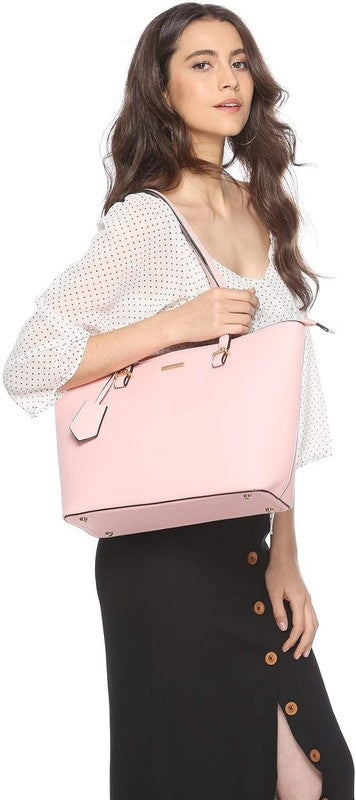 Women Fashion Synthetic Leather Handbag Set 4PCS Tote Shoulder Satchel Purse1