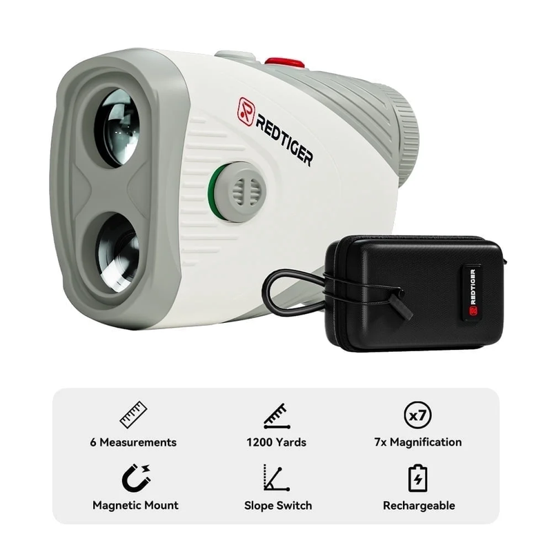 Laser Golf Range Finder, 7X Magnification Clear View 1200 Yards Laser Hunting Ra10