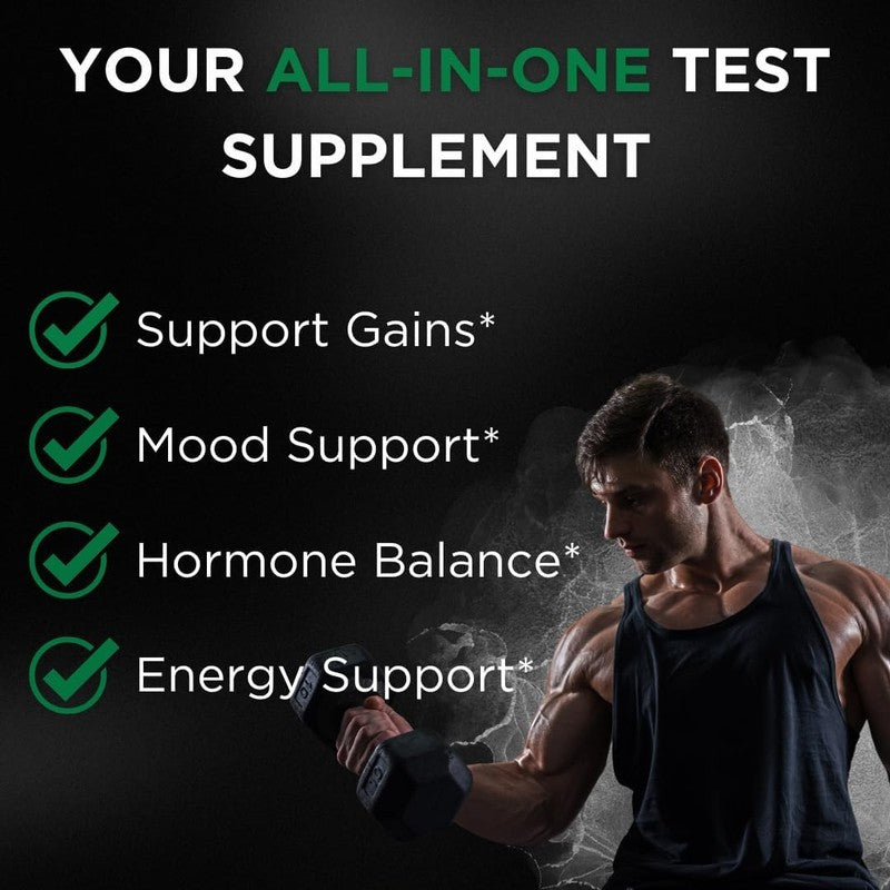 Ultimate 8-In-1 Testosterone Booster for Men - Max Strength & Libido Support2