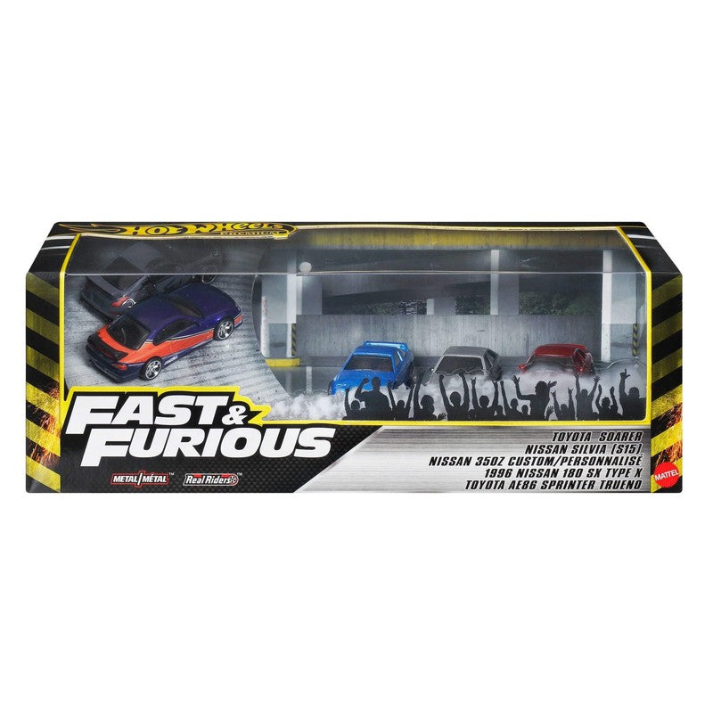 Fast & Furious Tokyo Drift 5-Pack – 1:64 Scale Die-Cast Cars, Premium Collectibl5