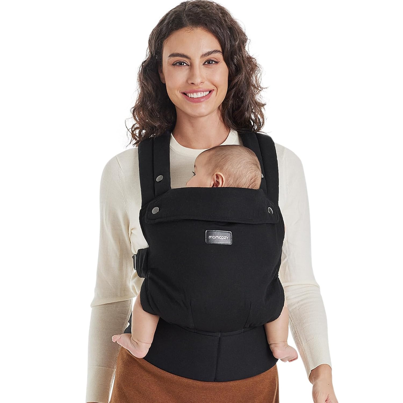 Ergonomic Baby Carrier - Lightweight, Cozy, Hands-Free with Lumbar Support0