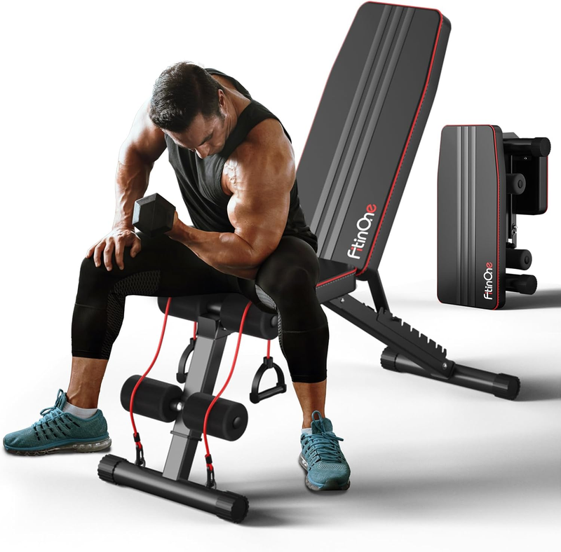 Adjustable Folding Weight Bench   660 lbs Capacity for Full Body Workouts8