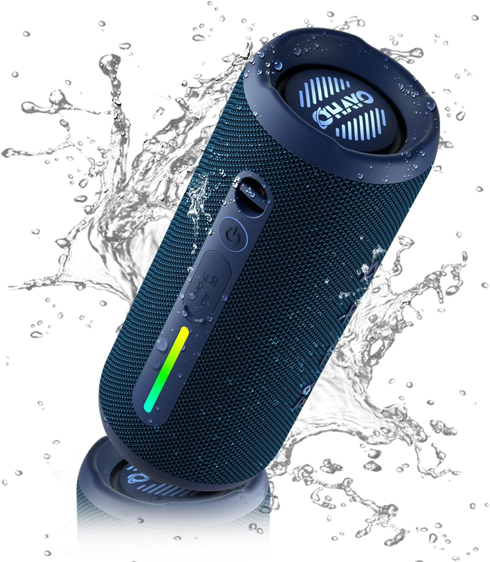 24W Bluetooth Speaker, IPX7 Waterproof, Extra Bass, RGB Lights, 30H Playtime9