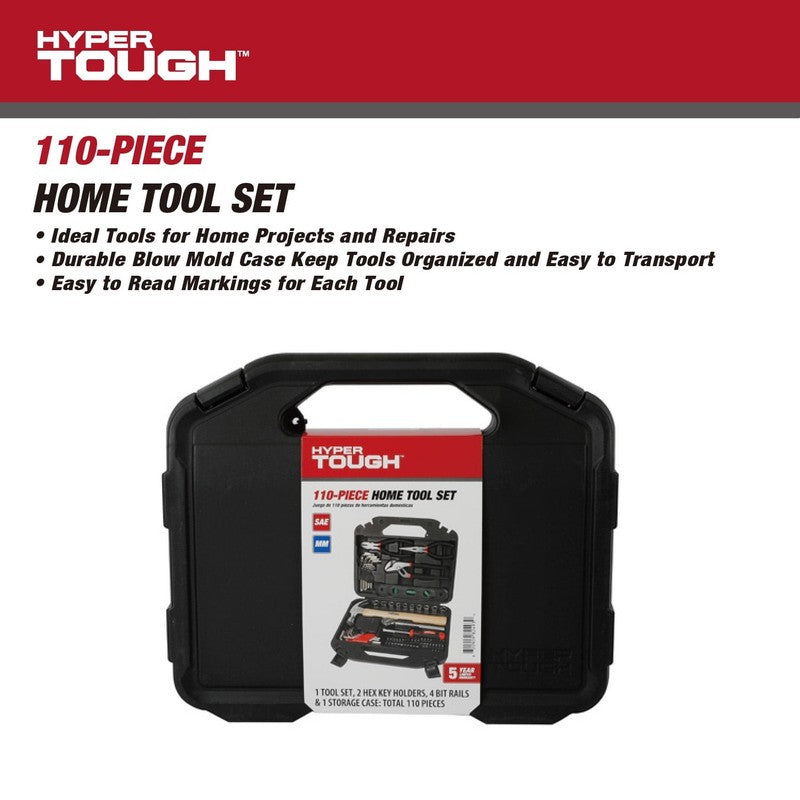 110-Piece Home Project Tool Set with Storage Case1