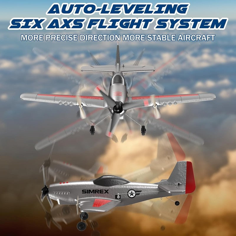 RC Plane for Kids   2.4Ghz 3 Channel Remote Control Airplane Toy with 6 Axis Gyr3