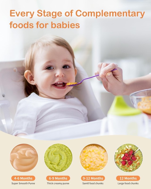 13-in-1 Baby Food Maker Puree Blender with Containers & Utensils Light Green3