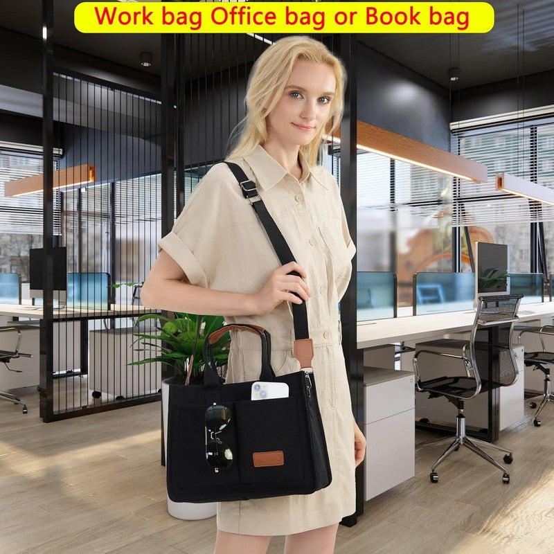 Canvas Tote Bag for Women,Women'S Bags Crossbody Bags Work Laptop Tote Bag Large2
