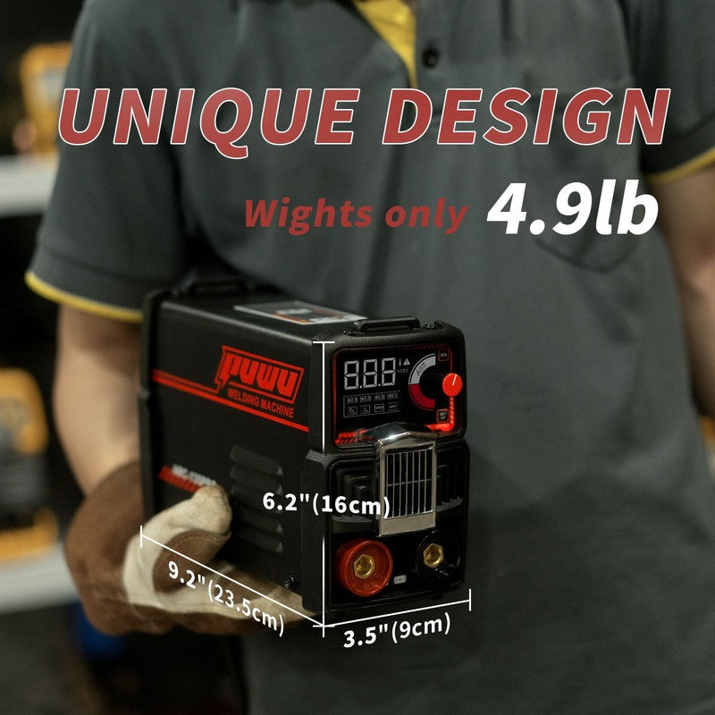 110V 135A Stick & TIG Welder with Digital Screen, Overheat Protection & Hot Star5
