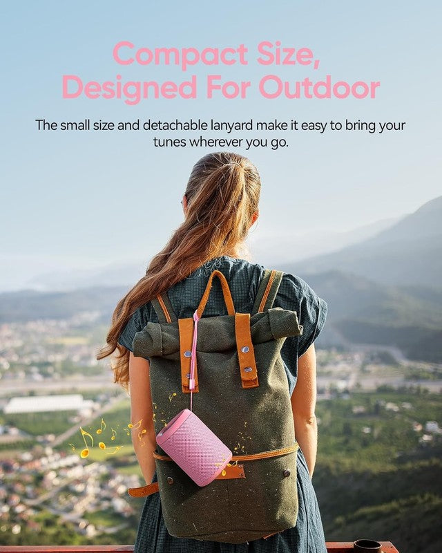 Portable Bluetooth Speaker with Lights, IPX5 Waterproof, All Day Play, TWS4