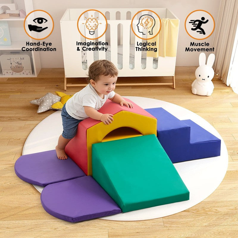 6PCS Soft Climbing Toys for Toddlers – Foam Climb & Crawl Play Set2
