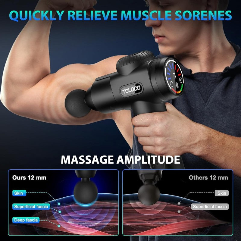Deep Tissue Massage for Pain Relief, 10 Heads, Silent Motor, Perfect Gift5