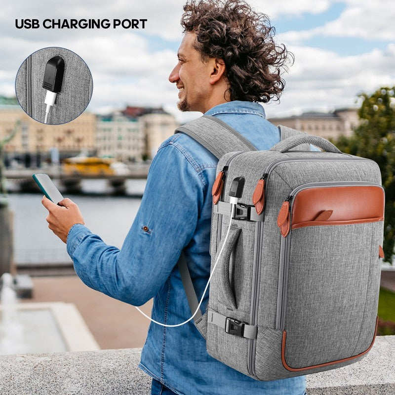 Travel Backpack for Men & Women Carry on Backpack Flight Approved 40L Waterproof5