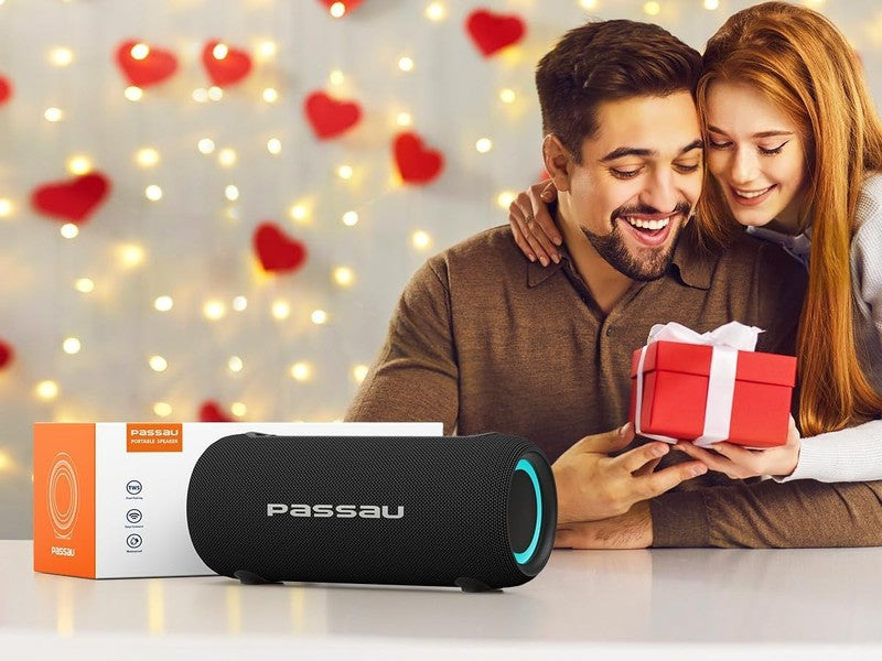 40W Bluetooth Speaker, Deep Bass, IPX5, RGB Lights, All-Day Playtime, Portable8