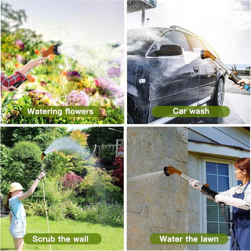 Heavy Duty 16-Inch Watering Wand with 8 Spray Patterns for Garden Use2