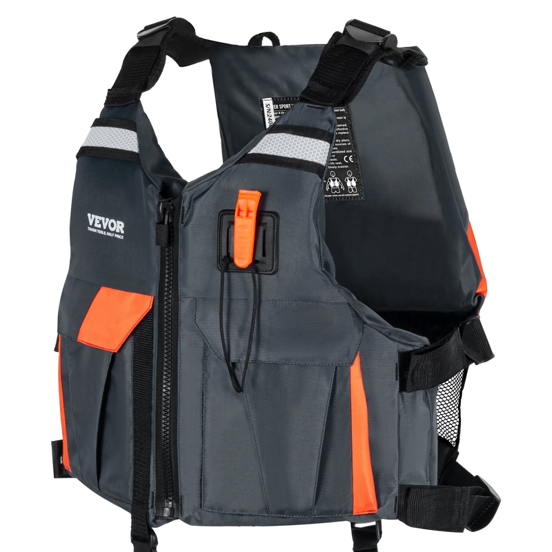 Life Vest for Watersports (PFD), Life Jacket with Waterproof Nylon & 110N Buoyan9