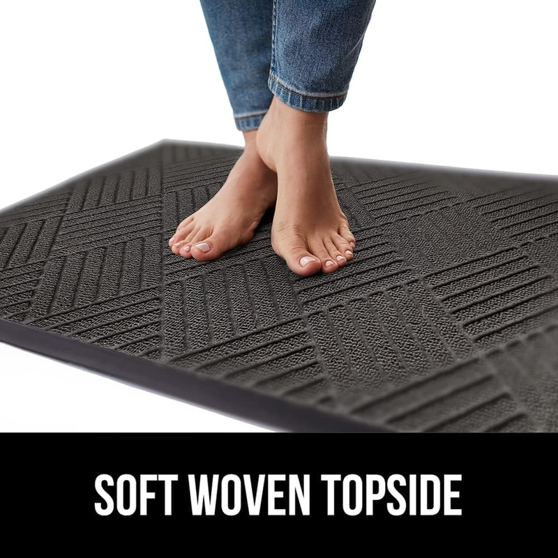 Weathermax All Season Waterproof Doormat 17x29 Gray Indoor Outdoor Rubber6
