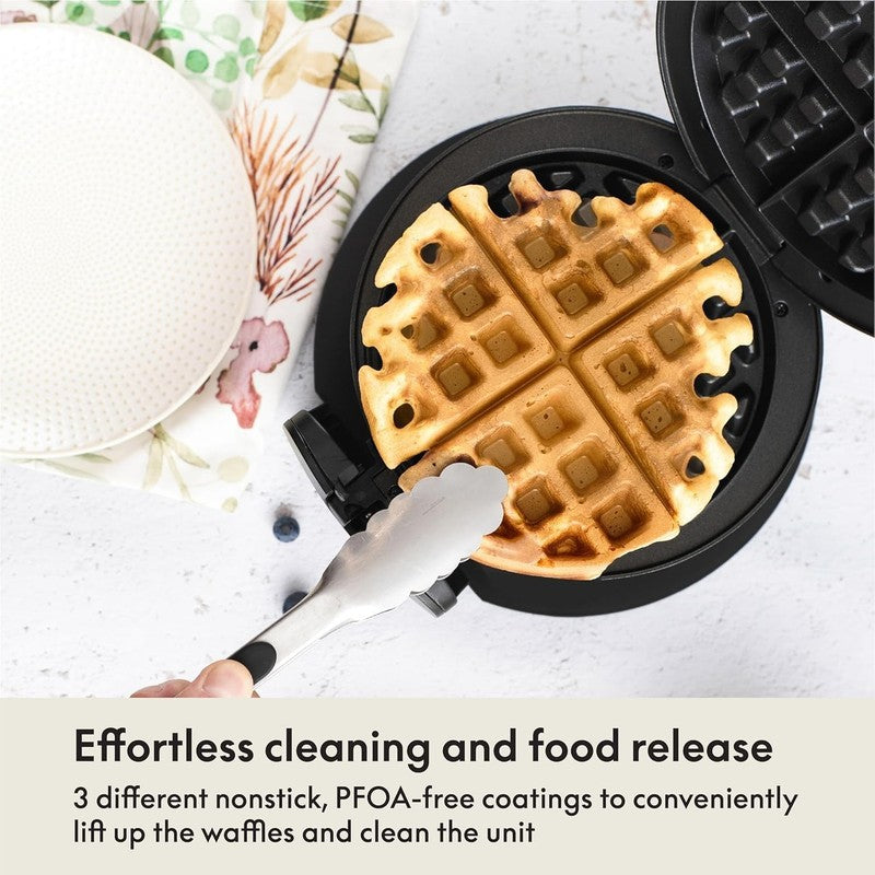 Classic Rotating Belgian Waffle Maker Nonstick Pro Black with Drip Tray4