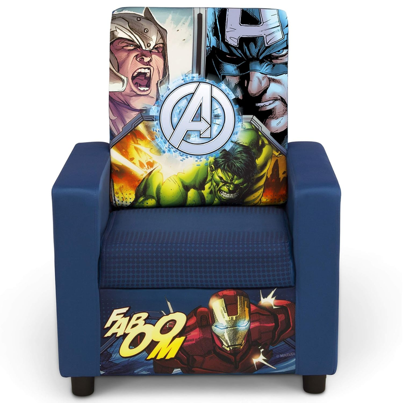 Marvel Avengers High Back Upholstered Chair Iron by6