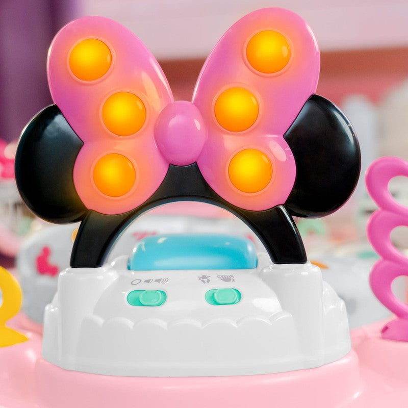 Disney Baby Minnie Mouse Forever Besties Infant Activity Center Jumper, Pink, Un8