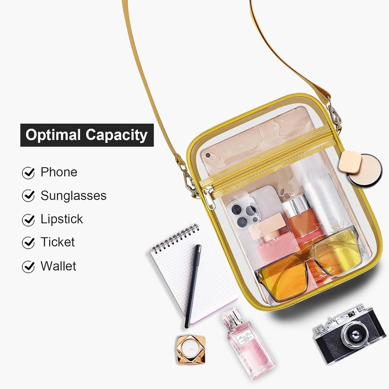 Clear Stadium Approved Crossbody Bag Transparent Messenger Bag Unisex4