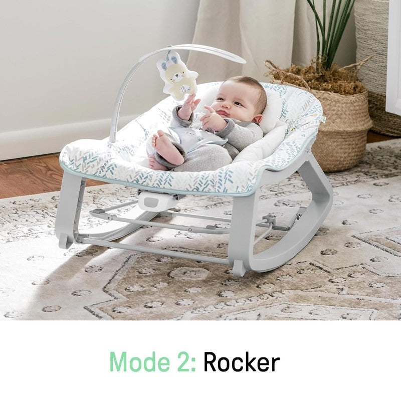 Keep Cozy 3 In 1 Grow with Me Vibrating Baby Bouncer Seat & Infant to Toddler Ro0