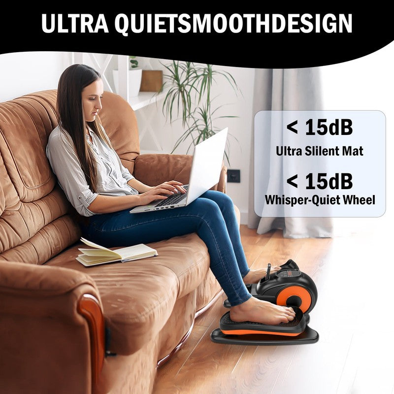 Electric Under Desk Elliptical for Seniors - Adjustable & Quiet with Remote1