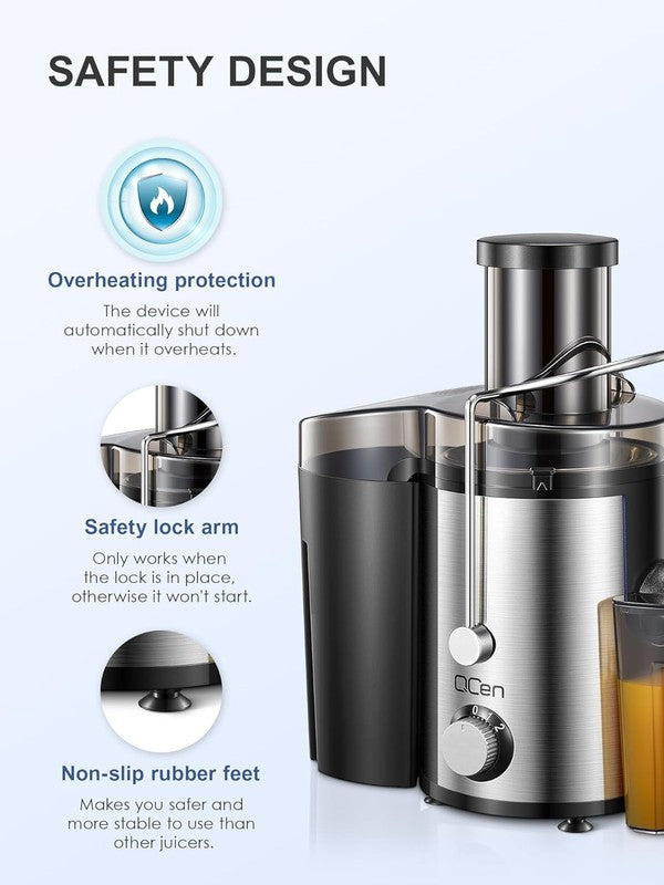 800W Centrifugal Juicer with 3" Feed Chute, Easy Clean, BPA Free, Black5