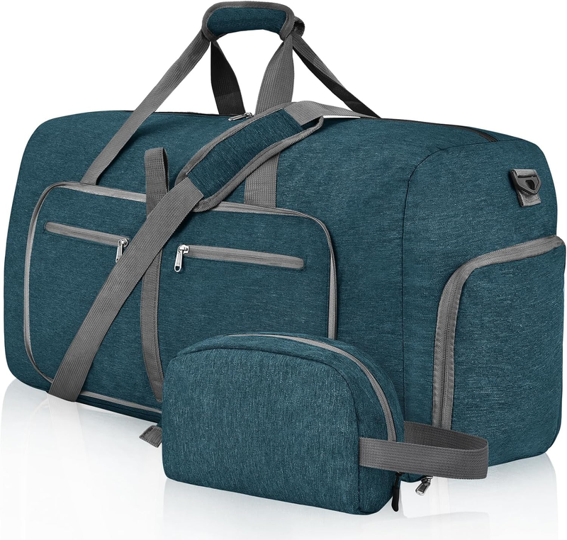 Duffle Bag Shoes Compartment Foldable Travel Waterproof Adjustable Strap Men0
