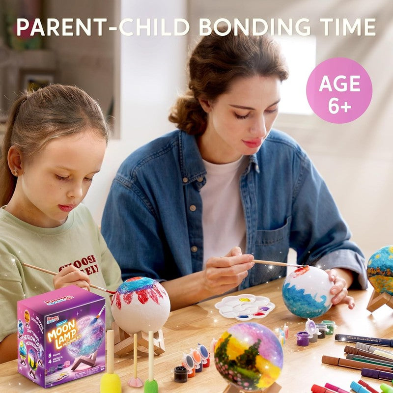 Paint Your Own 3D Moon Night Light Kit - Fun Arts & Crafts for Kids5