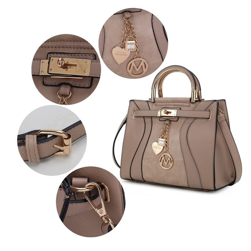 Cassia Women’S Satchel Bag Vegan Leather Crossbody Bag Handbag Purse by Mia K5
