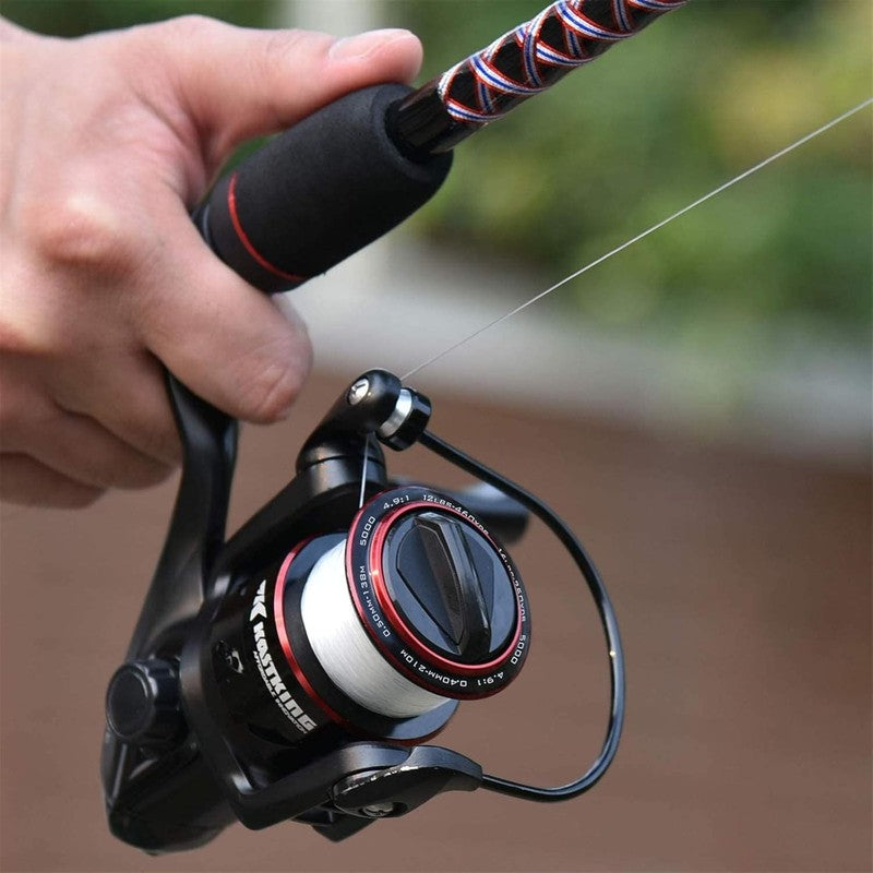 Brutus Freshwater Spinning Reel, Graphite Frame, 5.2:1 Gear Ratio, 4+1 Bearings5