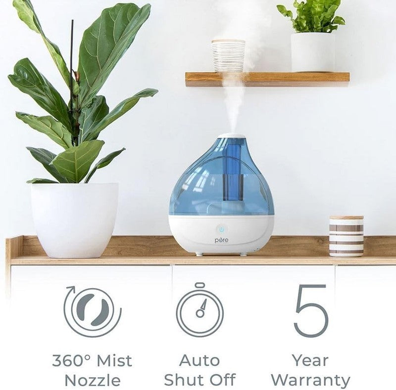 Mistaire Cool Mist Humidifier Quiet 25H for Bedroom Nursery Office Plants9