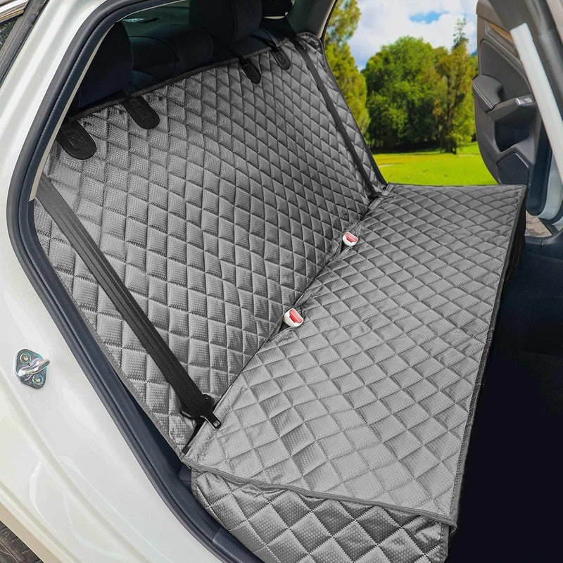 PETICON Waterproof Scratchproof Pet Bench Seat Cover, Nonslip Durable Gray4