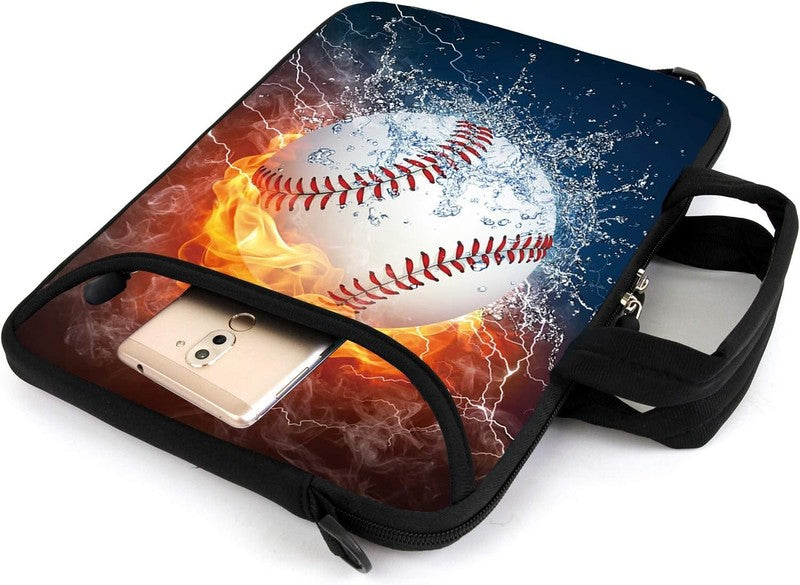 15.6 Laptop Sleeve Case Baseball Shoulder Strap Handle Accessory Pocket4