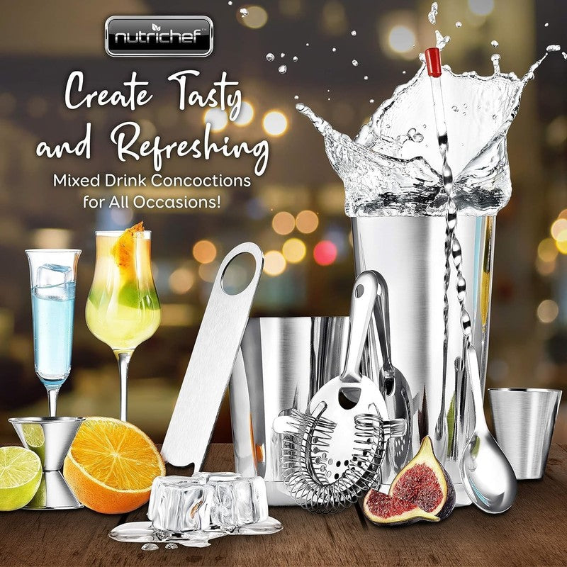 Mixology Bartender Cocktail Shaker Set - Includes 15 & 30 Oz Stainless Steel Sha1