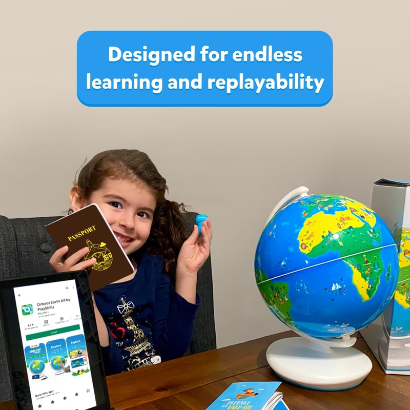 Orboot Earth Interactive Kids Globe STEM Learning Toy 1000+ Facts Ages 4-108