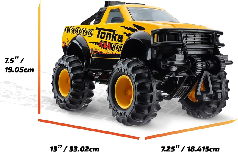 Steel Classics 4X4 Pickup Truck   Made with Steel & Sturdy Plastic, Yellow Toy C6