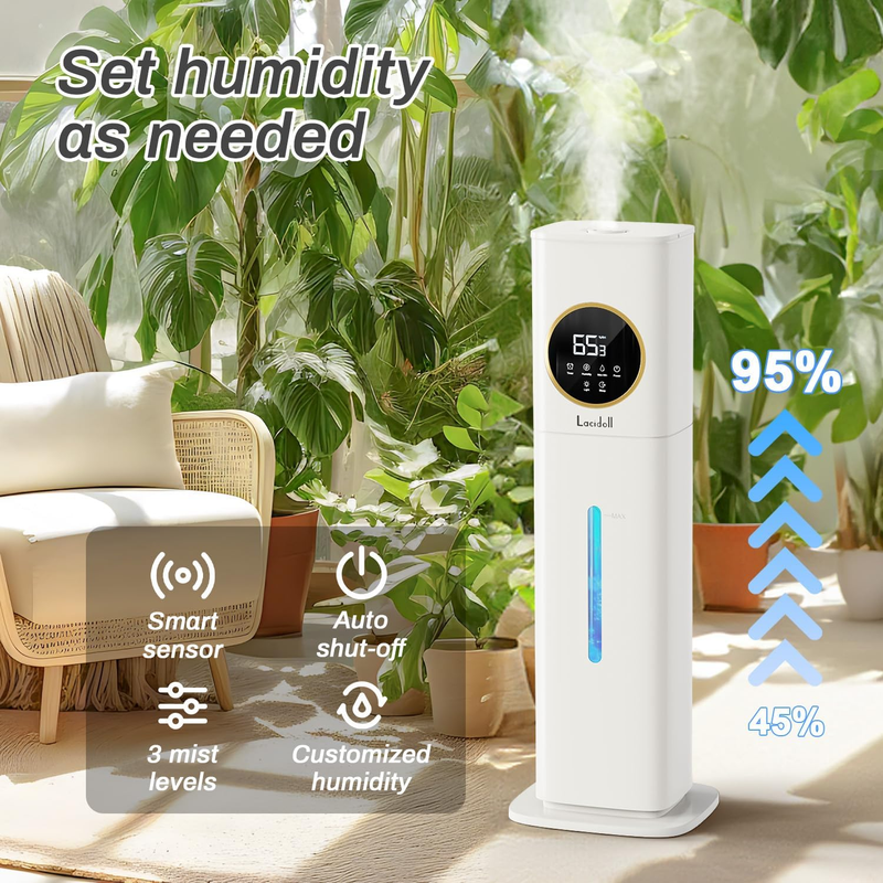 Humidifier Large Room, 2.1Gal/8L Humidifiers for Bedroom Home with Essential Oil3