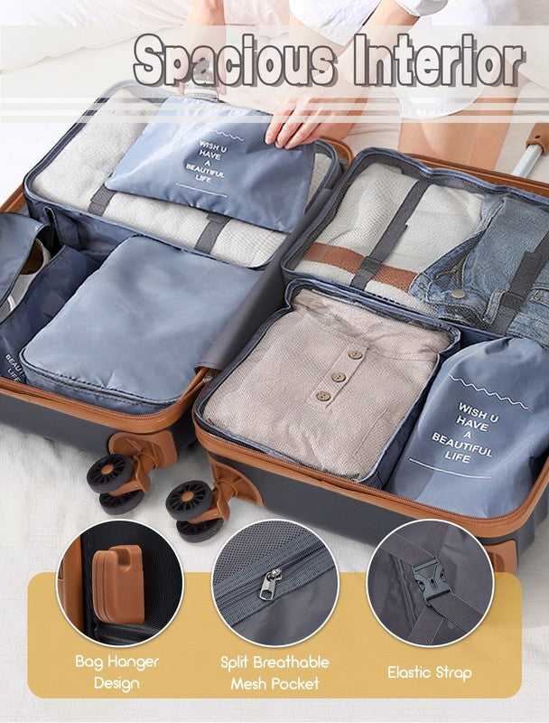 5 Piece Hardside Carry on Luggage Set, 20/24/28 Inch Spinner Suitcase with TSA L4