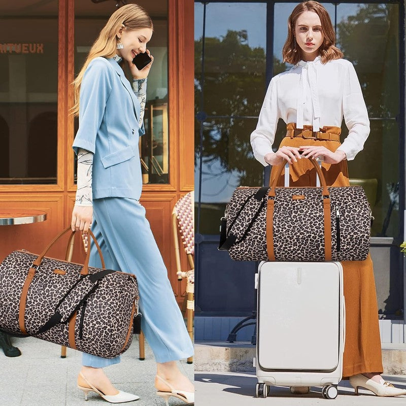 2in1 Garment Duffle Bag 3Pc Set Hanging Suit Travel Carry On5